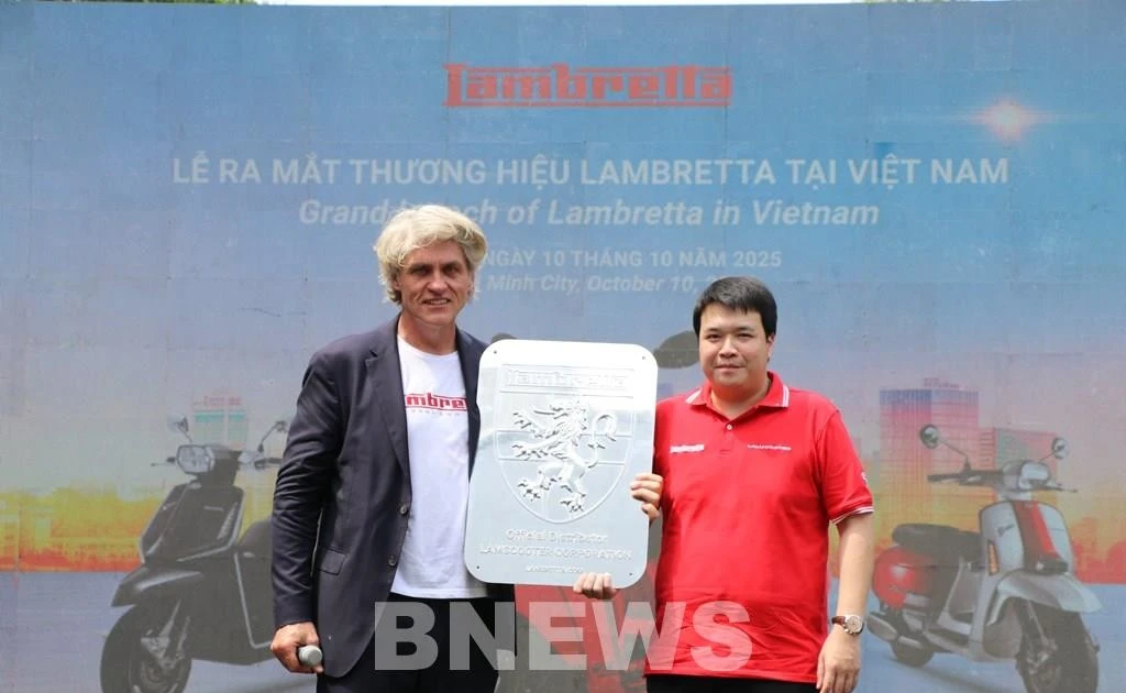 意大利传奇品牌Lambretta正式进军越南市场。（图片来源：越通社）