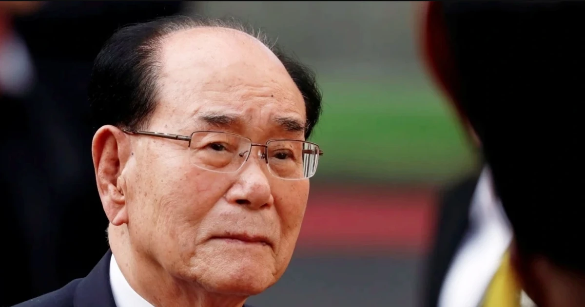 朝鲜最高人民会议常任委员会前委员长金永南。（图片来源：路透社）