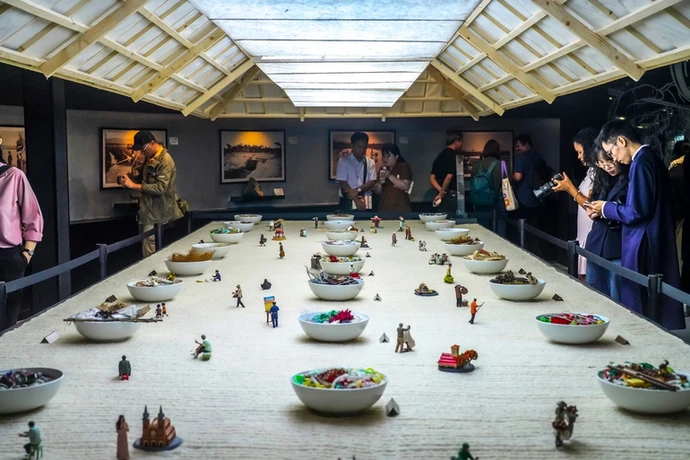 越南河粉博物馆是越南首家饮食文化博物馆，旨在保护、发展并向国内外游客传播越南饮食文化遗产的价值。图自越通社