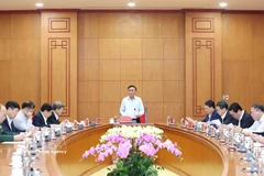 加强党对反腐败、反浪费及反消极工作的领导。图自越通社