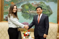 越南政府副总理阮文胜会见亚马逊云科技高层领导。图自政府新闻网