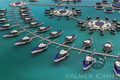 超级豪华邮轮码头项目效果图。越通社发