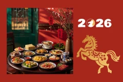 现代生活中的越南三地年饭风味