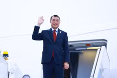 越南政府总理黎明兴回到河内，圆满结束赴俄罗斯出席东盟-俄罗斯关系35周年纪念峰会之行。图自越通社