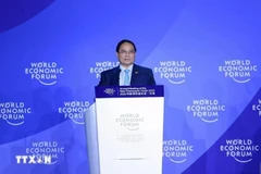 范明政总理发表讲话。图自越通社