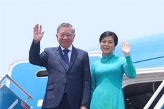 越共中央总书记苏林启程对哈萨克斯坦、阿塞拜疆、白俄罗斯进行国事访问并对俄罗斯进行正式访问。图自越通社