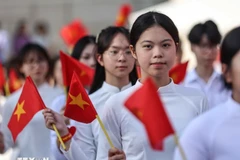 越南首次参加2026年亚太国际教育展。图自越通社