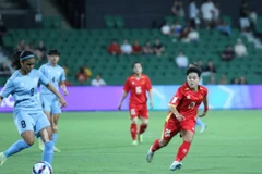 越南女足前锋的进球入选2026年亚洲女足锦标赛小组赛最佳进球候选。图自互联网