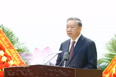 越共中央总书记、国家主席苏林。图自越通社