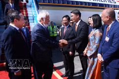 东帝汶总理抵达河内，开始对越南进行正式访问并出席2026年东盟未来论坛。图自越通社