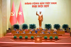 越南共产党第十四次全国代表大会于1月19日至23日举行。图自越通社