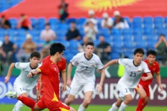2026年U23亚洲杯：越南队在U23亚洲杯中取得两连胜。图自越通社