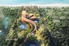 长沙博物馆效果图。图自越通社