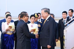 越共中央总书记苏林开始对柬埔寨王国进行国事访问。图自越通社