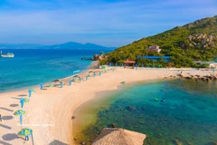 芽庄燕岛的一角。图自越通社