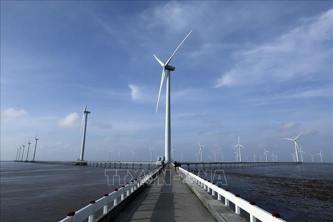 薄辽风力发电厂拥有 62 台涡轮机，总容量约为99MW。图自越通社