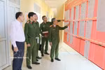 宁平省公安代表团对第二看守所的选举筹备工作进行检查。图自越通社