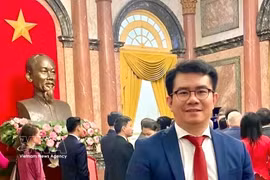旅德《越香》杂志总编辑范庆南 图自越通社