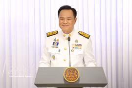 泰王国总理阿努廷·参威拉军 图自新华社/越通社