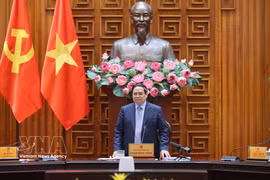越南政府总理范明政主持召开政府常务会议 图自越通社