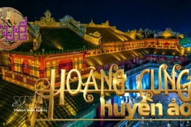 顺化推出“梦幻皇宫”夜游活动 图自顺化市人民委员会脸书 