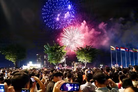胡志明市确定6处烟花燃放点迎接2026年新年