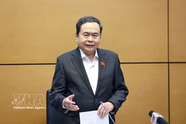 越南国会主席陈青敏主持会议 检查选举日筹备工作 图自越通社