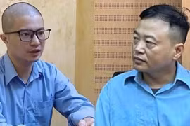 傅德南与阮和平 图自congan.com.vn