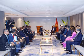 越共中央总书记、国家主席苏林会见斯里兰卡Hayleys集团董事长 图自越通社