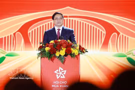 越南政府总理范明政出席闭幕式并发表讲话 图自越通社