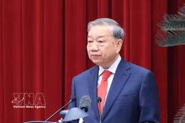 越共中央总书记苏林主持会议并致开幕词 图自越通社
