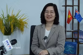 越南驻澳大利亚商务处负责人陈氏青美 图自越通社