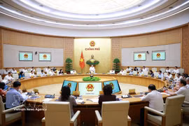 2026年5月政府例行会议现场。图自越通社 
