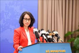 越南外交部发言人范秋姮 图自越通社