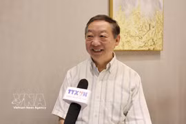 中国云南省社会科学院南亚东南亚研究所名誉所长朱振明教授 图自越通社