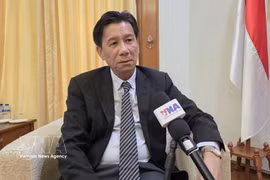越南驻印度尼西亚大使谢文聪就新阶段双边合作前景与方向接受了越通社驻雅加达记者的专访 图自越通社