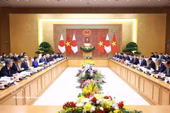 越南政府总理黎明兴与日本首相高市早苗举行会谈