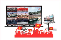 河内安装22块大型LED屏幕，方便市民观看阅兵游行直播