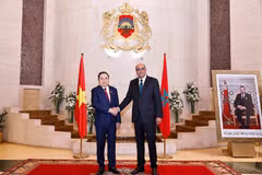 国会主席陈青敏会见摩洛哥参议长穆罕默德·乌尔德·埃拉希德
