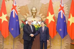 越南国会主席陈青敏与新西兰国会主席举行会谈