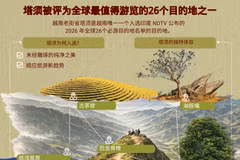 塔须被评为全球最值得游览的26个目的地之一