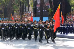 中国仪仗队参加越南阅兵式充分体现两国深厚友谊与互信