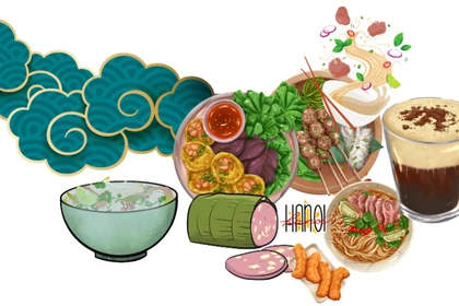 河内跻身亚洲十大小吃城市名单