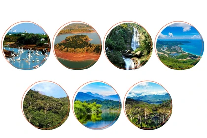 越南的16个东盟遗产公园