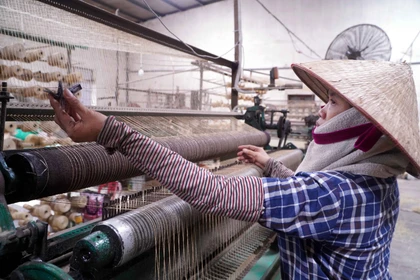 兴安省坚持守护草席编织传统技艺