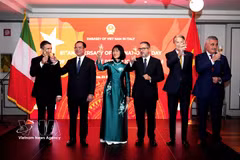 越南驻意大利大使馆隆重举行越南国庆81周年庆祝活动。图自越通社