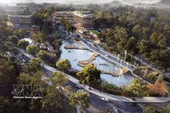 春香湖畔HAUS Da Lat项目园区。图自越通社