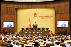 第十六届国会第二次会议现场。图自越通社
