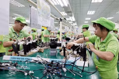 2026年上半年加工制造业继续引领越南经济增长。图自越通社