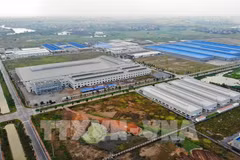 北江省协和县和富工业园的一角。图自越通社